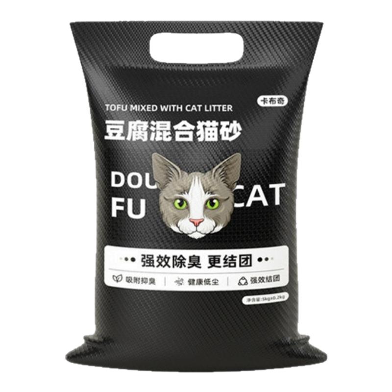 豆腐混合猫砂10斤20斤包邮六合一