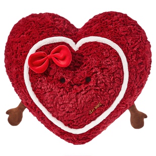 情人节礼物爱心抱枕玩偶送女生TheGreenParty生日礼物靠背腰靠枕