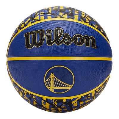 Wilson威尔胜NBA球队橡胶涂鸦系列湖人队青少年成人室外7号篮球