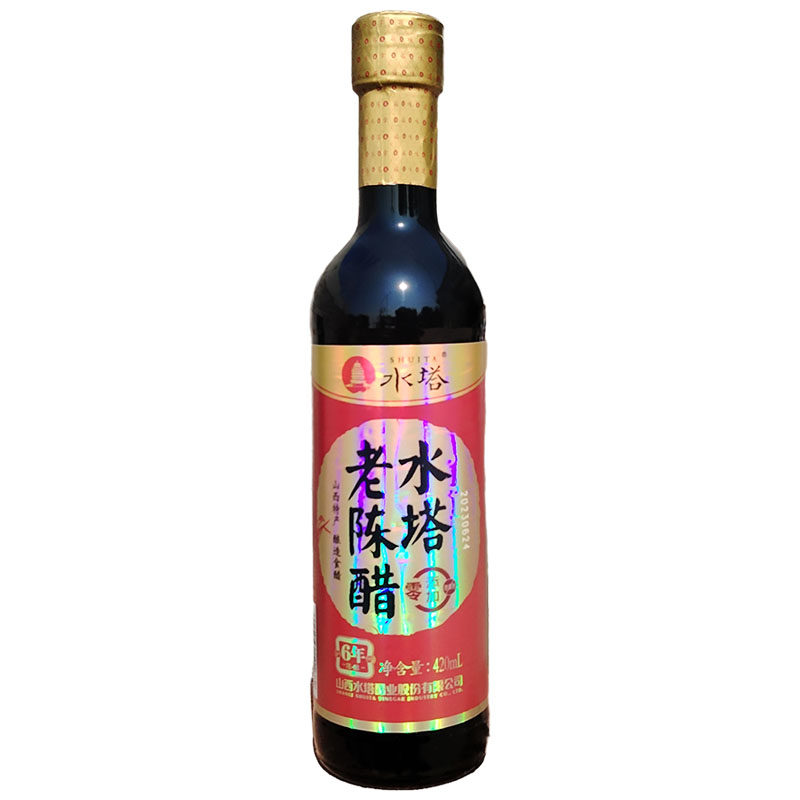 6年水塔老陈醋420ml*12瓶商用