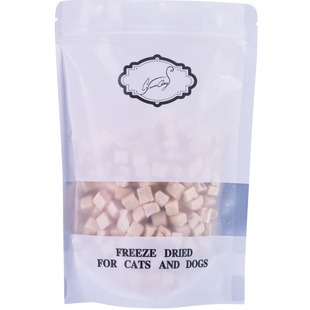 Cc家鲜肉冻干猫粮鸡肉粒冻干幼零食猫狗零食冻干生骨肉100g无添加
