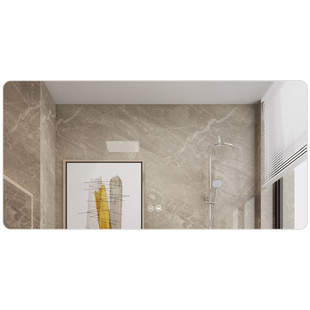 伯仑 COB智能浴室镜高亮卫生间镜子挂墙带灯卫浴镜家用防雾梳妆镜