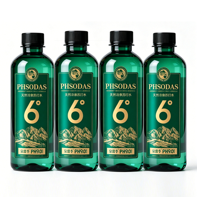天然冷泉苏打水400ml*24瓶/箱