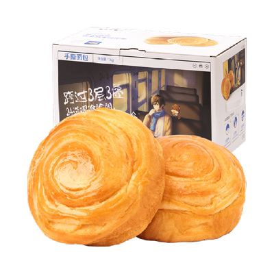 三只松鼠手撕面包1000gX1箱吐司
