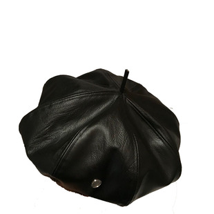 赵丽颖王子文同款秋冬复古英伦皮质八角贝雷帽女韩版蓓蕾帽南瓜帽