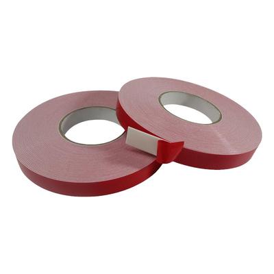 红膜白色pe泡棉胶带强力固定墙面