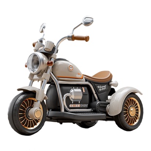 儿童电动摩托车三轮车1到3岁小孩宝宝遥控玩具车电瓶车可坐人充电