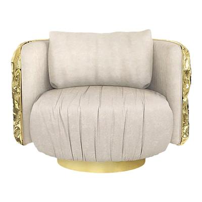 别墅客厅金属意式沙发