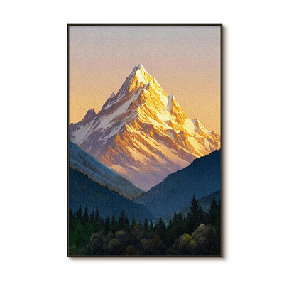 【中国美术学院】日照金山挂画