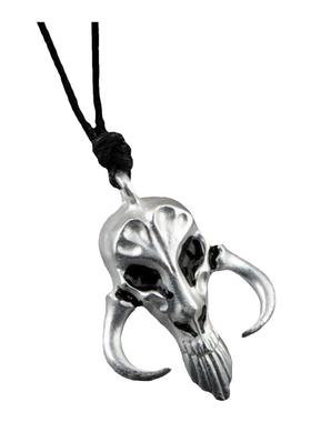 Mandalorian星球大战曼达洛人吊坠尤达宝宝复古帅气个性项链Star