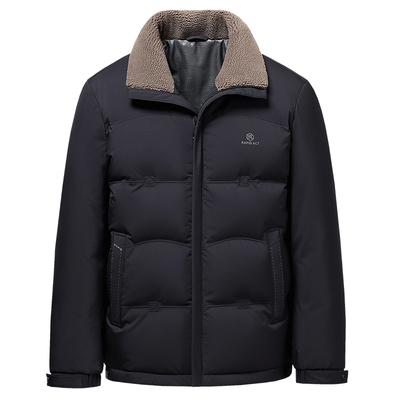 【90鸭绒/含羊毛领】爸爸羽绒服