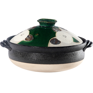 内山窑日本进口纯手工土锅高端砂锅炖煮耐高温干烧不裂煲仔炖汤锅