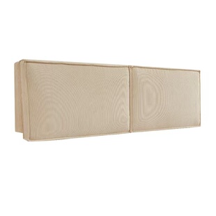 床头靠垫软包大卧室靠枕床头罩榻榻米自粘可拆洗靠背床头板背靠垫