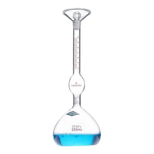 李氏比重瓶水泥密度比重瓶250ml 刻度准确 固体比重瓶高硼硅玻璃