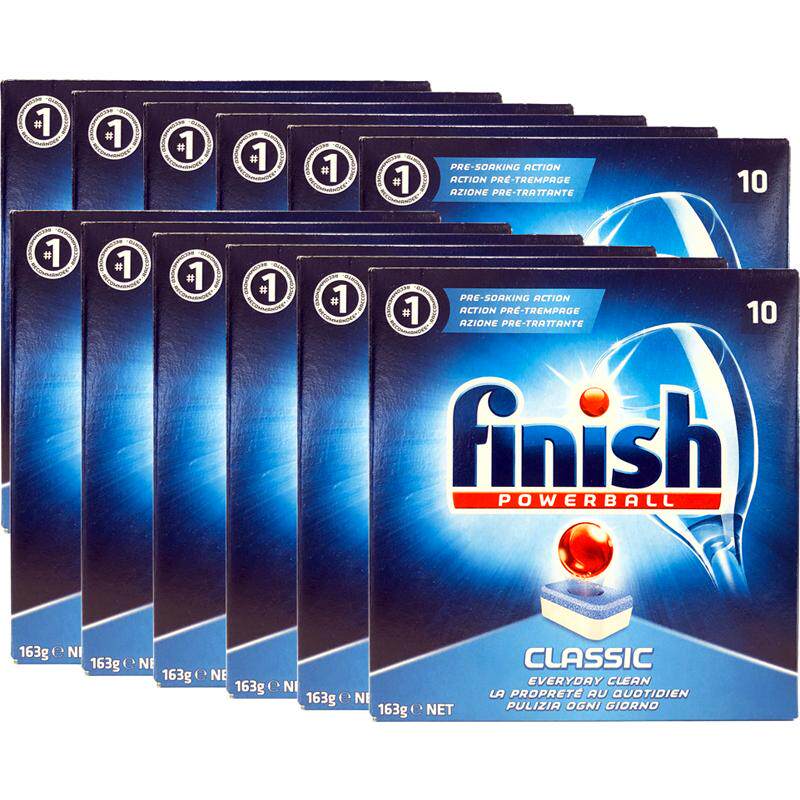【自营】德国Finish亮碟洗碗机洗涤块量贩装120块洗碗粉洗碗块