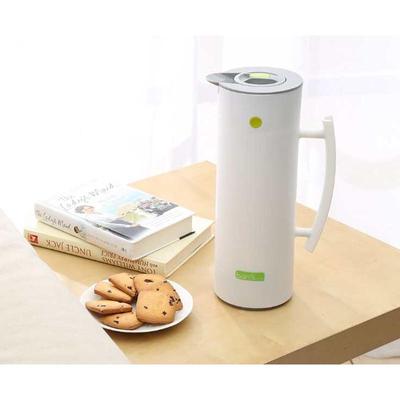 百安思保温瓶家用欧式迷你小保温壶暖水壶热水瓶1L升玻璃内胆暖瓶