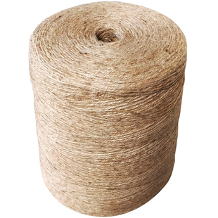 圆捆机麻绳秸秆打捆绳3股打草绳打捆机麻绳天然纤维3内抽细麻绳