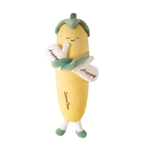 知梦人玉米大王哄睡抱枕夹腿睡觉女生安抚枕专用孕妇成人公仔玩偶