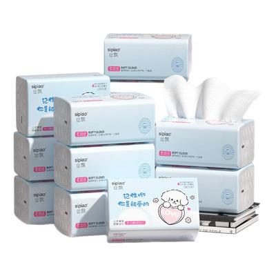 丝飘大包乳霜纸保湿家庭实惠装擦手纸面巾纸宝宝专用云柔纸整箱批