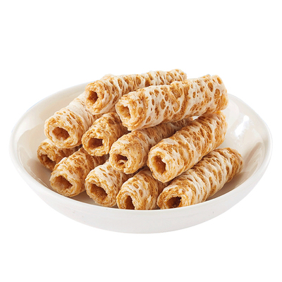 椰子味蛋酥卷椰子饼干椰子卷下午茶饼干办公室休闲解馋嘴小零食品