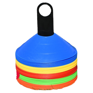 足球训练器材标志桶碟盘障碍物篮球辅助雪糕筒杆儿童装备桩跆拳道