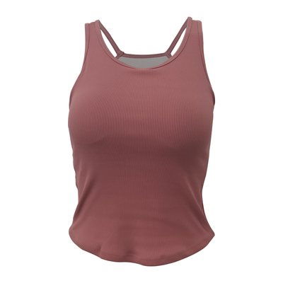 slenddy运动无袖上衣瑜伽弹力