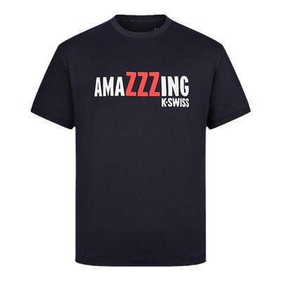 KSWISS盖世威T恤男针织圆领短袖