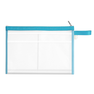 透明文件袋拉链式防水a4a5科目分类袋学生手提拎书袋考试专用袋子中小学生作业补习试卷收纳袋A6小号文具袋