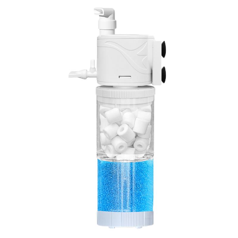 金利佳鱼缸过滤器循环水泵制氧一体机净水三合一小潜水氧气泵养鱼