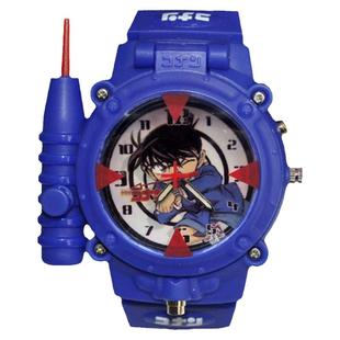 石英儿童柯南电子夜光麻醉针可发射玩具男孩女孩小学生手表潮流