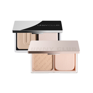 unny定妆粉饼持久控油补妆干皮国货散粉气垫二合一遮瑕干湿两用