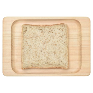 霜山实木制面包吐司盘日式桧木餐盘三明治早餐托盘点心盘首饰托盘