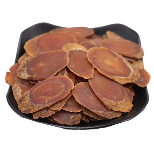 东北长白山无糖红参片大片无糖6年根人参片泡茶正品100g免费打粉