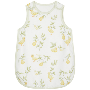 ibaby婴儿背心睡袋儿童抑菌防踢被秋冬襁褓包被新生宝宝连体衣