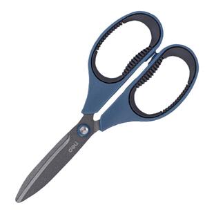 得力剪刀学生手工剪纸刀便捷不锈钢美工无尖头安全大号中号小号剪刀家用厨房裁缝多功能剪子学生用手工剪刀