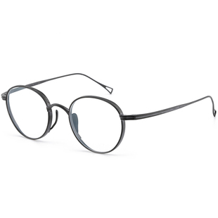 KAME MANNEN万年龟眼镜框日本手工造纯钛复古镜架文艺男女KMN-113