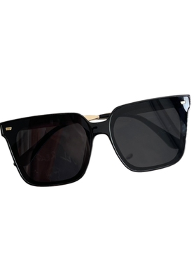 ins高级感方框显脸小墨镜女