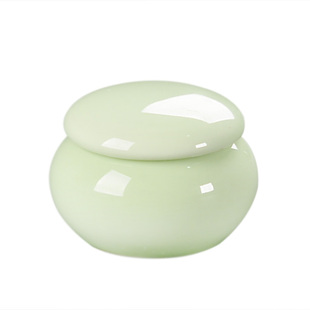 陶瓷小号迷你指尖罐密封罐香粉药粉瓶古风胭脂盒口红分装盒小盒子