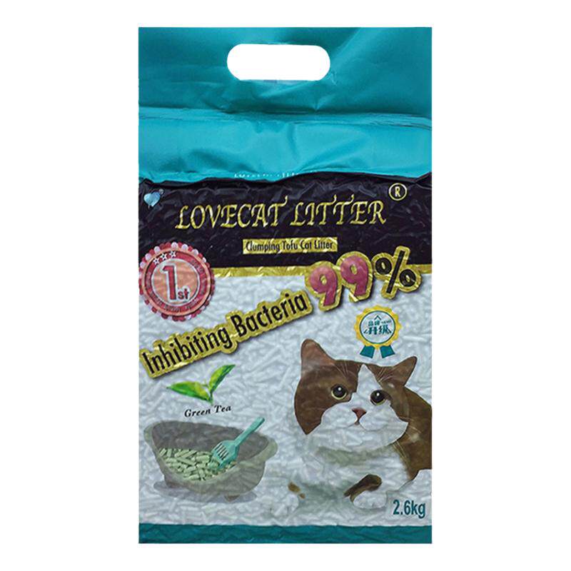 lovecat猫砂豆腐砂除臭绿茶原味天然植物结团无尘真空猫砂猫沙