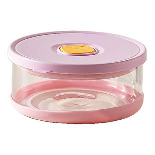 onlycook轻便高硼硅玻璃饭盒便携餐盒微波炉加热玻璃碗上班族带饭