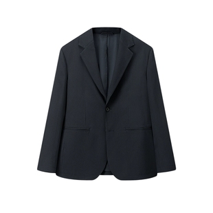 HLA/海澜之家山不在高系列休闲西服26春夏新平驳领微阔通勤外套男