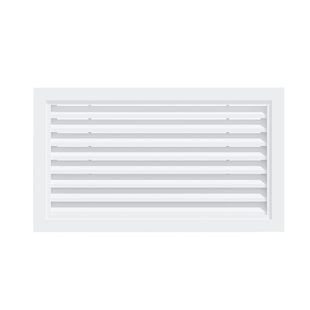 定制铝合金外墙免打孔百叶窗格栅通风口网罩室外装饰防水透气排风