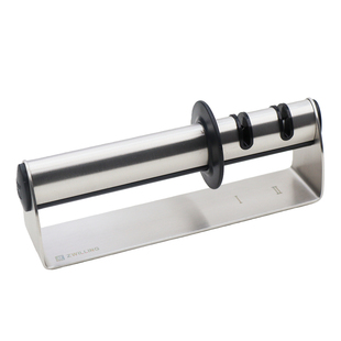 德国双立人全钢磨刀器刀具磨刀棒磨刀石粗细两档家用快速磨刀手动