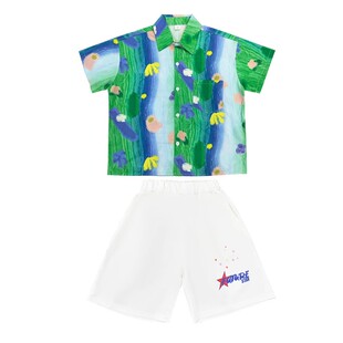 儿童演出服蓬蓬裙六一啦啦队表演服装幼儿园园服小学生毕业照班服