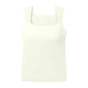 CMS颗里“猫感”2.0保暖背心女带胸垫修身无痕内衣免穿文胸打底衫