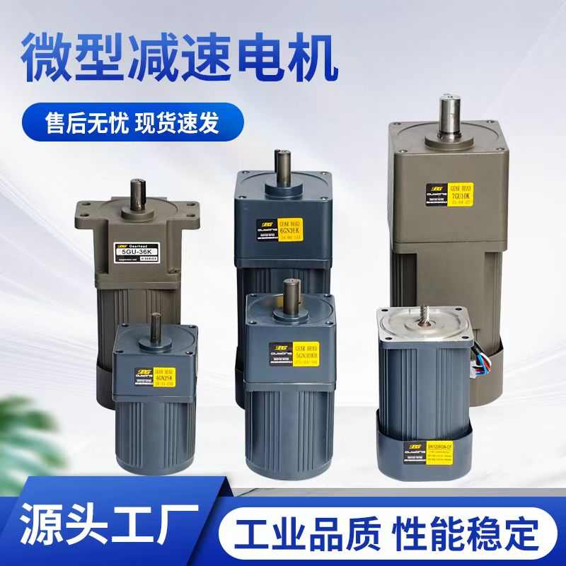 OPG齿轮减速电机微型调速电动马达交流220V流水线 6-120-250-400W