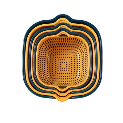 食品级双层过滤篮蔬菜水果沥水篮