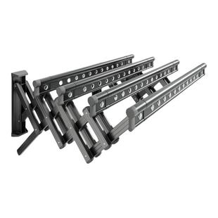 伸缩晾衣架阳台家用伸缩折叠户外窗外室外推拉式晒被子神器晾衣杆