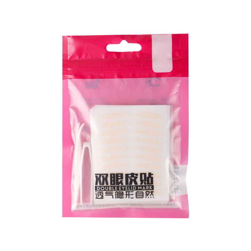 双眼皮遇水即粘网纱蕾丝亲肤舒适
