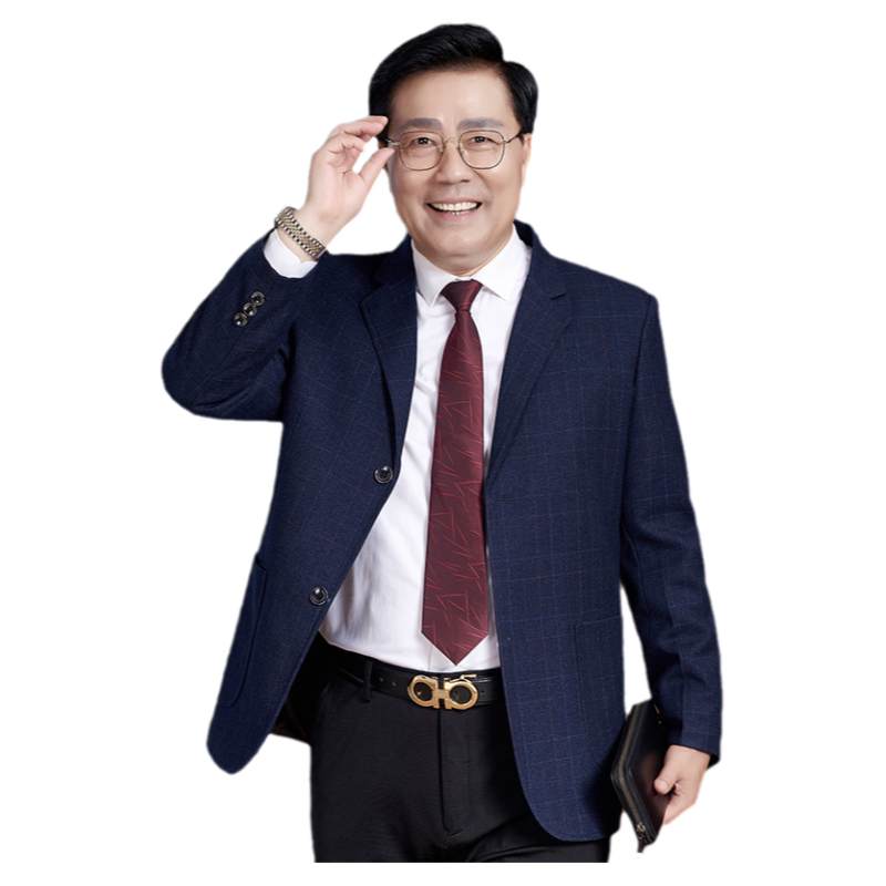 商务休闲职业正装中老年男士外套
